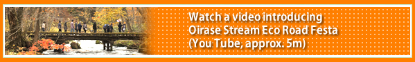 Watch a video introducing the 2011 Oirase Stream Eco Road Festa